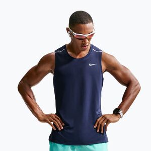Férfi futópóló Nike Miler Dri-Fit midnight navy (Miler Dri-Fit IF2018-410) kép