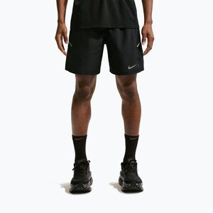Férfi futóshort Nike Miler Dri-Fit 2in1 7" black/black (Miler Dri-Fit 2in1 7" IF2054-010) kép