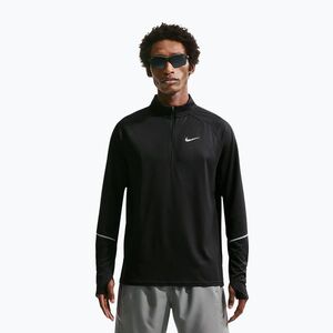 Férfi futó pulóver Nike Miler Dri-Fit UV 1/2 Zip black (Miler Dri-Fit UV 1/2 Zip IF2084-010) kép