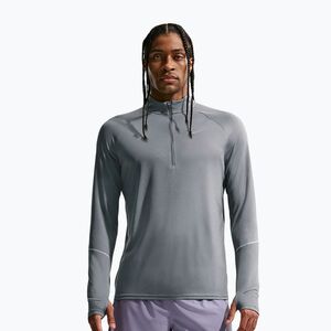 Férfi futó pulóver Nike Miler Dri-Fit UV 1/2 Zip smoke grey (Miler Dri-Fit UV 1/2 Zip IF2084-084) kép