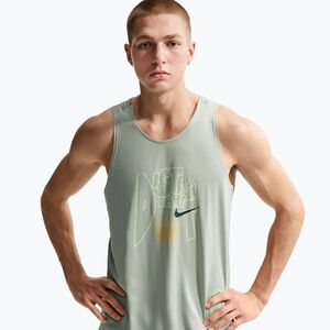 Férfi futópóló Nike Stride Dri-Fit ADV jade horizon/linen (Stride Dri-Fit ADV IO0525-370) kép
