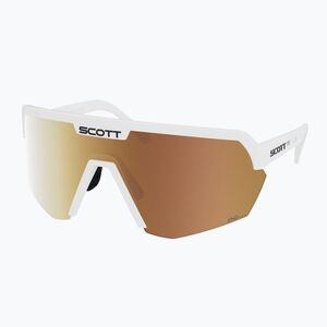 Napszemüveg SCOTT Sport Shield LS white matt/amp ls gold chrome (Sport Shield LS 289233) kép