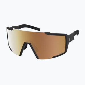 Napszemüveg SCOTT Shield Compact LS black/amp ls gold chrome (Shield Compact LS 289234) kép