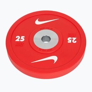 Lökhárító terhelés Nike Strength Pro Urethane Bumper Plates 25 kg red/white (Pro Urethane Bumper Plates PUBK-2025) kép