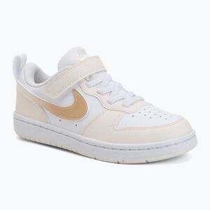 Gyerekcipők Nike Court Borough Low white/chalk/white/shimmer (Court Borough Low IR5463-100) kép