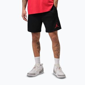 Férfi rövidnadrág Jordan Fleece fekete/gym piros (Jordan Fleece IR0335-010) kép