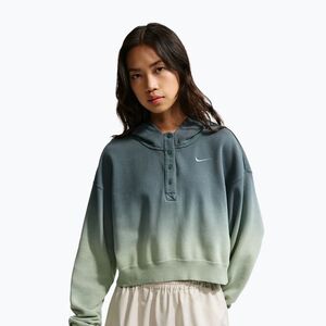 Női pulóver Nike Sportswear Phoenix Fleece Oversized Henley Hoodie steam/mineral slate (Sportswear Phoenix Fleece Oversized Henley Hoodie IF7372-006) kép