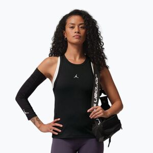 Női póló Jordan Sport Essentials Dri-Fit Ujjatlan Felső fekete/fehér (Jordan Sport Essentials Dri-Fit Sleeveless Top IF2205-010) kép