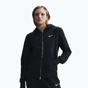 Női pulóver Nike Sportswear Phoenix Fleece Full Zip black/sail (Sportswear Phoenix Fleece Full Zip HJ0995-010) kép