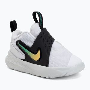 Gyerekcipők Nike Team Hustle D 12 white/black/clear emerald/topaz gold (Team Hustle D 12 HF6281-105) kép