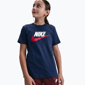 Gyerek póló Nike Sportswear midnight navy/white (Sportswear FZ5178-414) kép