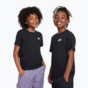 Gyerek póló Nike Sportswear black (Sportswear FZ5177-010) kép