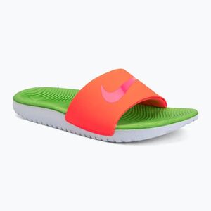 Nike Kawa papucs total orange/green strike/hyper pink (Kawa FJ8812-803) kép