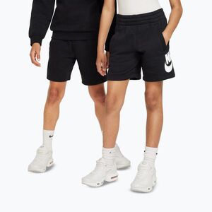 Gyerek rövidnadrág Nike Sportswear Club Fleece black/white (Sportswear Club Fleece FD2997-010) kép
