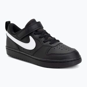 Gyerekcipők Nike Court Borough Low Recraft black/black/white (Court Borough Low Recraft DV5457-013) kép