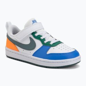 Gyerekcipők Nike Court Borough Low Recraft white/malachite/mineral slate (Court Borough Low Recraft DV5457-140) kép