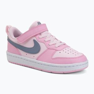 Gyerekcipők Nike Court Borough Low Recraft pink foam/pink rise/white/ashen slate (Court Borough Low Recraft DV5457-604) kép