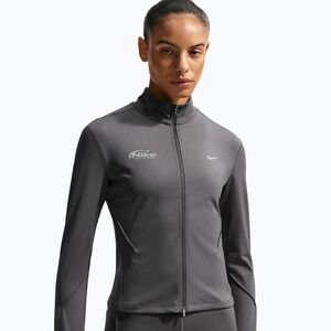 Női futófelső Nike Swift Dri-Fit Full Zip Mid-Layer medium ash (Swift Dri-Fit Full Zip Mid-Layer IO4301-254) kép