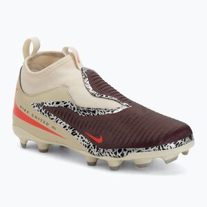 Gyerek focicipő Nike United Jr. Phantom 6 High Academy MG burgundy crush/fossil/university red (United Jr. Phantom 6 High Academy MG IO8481-661) kép