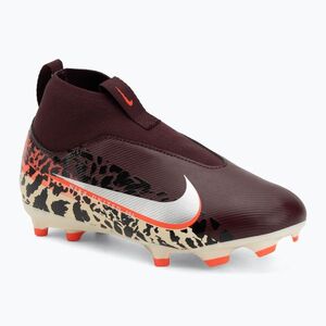 Gyerek focicipő Nike United Jr. Mercurial Superfly 10 Academy MG burgundy crush/metallic silver (United Jr. Mercurial Superfly 10 Academy MG IO8468-661) kép