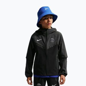 Gyerek futball dzseki Nike Paris Saint-Germain Tech Full Zip black/anthracite/white (Paris Saint-Germain Tech Full Zip IO3479-010) kép