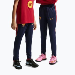 Gyerek futballnadrág Nike FC Barcelona Strike Dri-Fit blackened blue/noble red/yellow (FC Barcelona Strike Dri-Fit II2809-498) kép