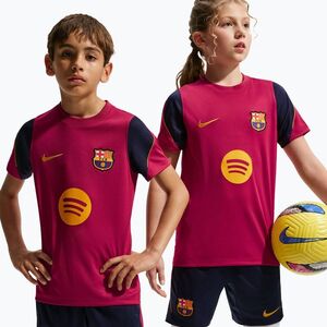 Gyerek focimez Nike FC Barcelona Strike Dri-Fit noble red/blackened blue (FC Barcelona Strike Dri-Fit II3237-621) kép