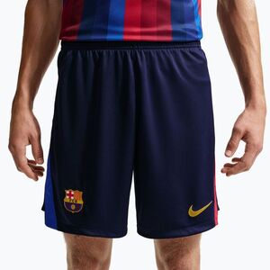 Férfi futball rövidnadrág Nike FC Barcelona Dri-Fit Stadium Home blackened blue/mineral yellow (FC Barcelona Dri-Fit Stadium Home II1947-498) kép