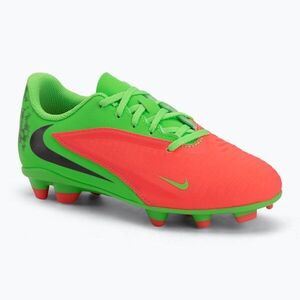 Gyerek focicipő Nike Jr. Phantom 6 Club Erling Haaland MG hot punch/green strike/black (Jr. Phantom 6 Club Erling Haaland MG IH1798-603) kép