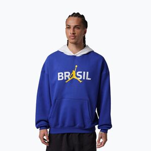 Férfi pulóver Jordan Brooklyn Fleece old royal/white (Jordan Brooklyn Fleece IF3898-417) kép