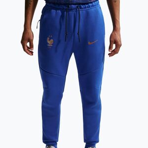 Férfi futballnadrág Nike FFF Tech Fleece Joggers game royal/metallic copper (FFF Tech Fleece Joggers IB6035-480) kép