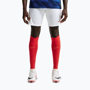 Férfi futball rövidnadrág Nike FFF 2026 Stadium Home Soccer Replica white/metallic copper (FFF 2026 Stadium Home Soccer Replica IB4847-100) kép