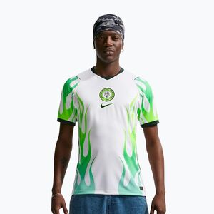 Férfi focimez Nike Nigeria 2026 Stadium Away white/green glow/black (Nigeria 2026 Stadium Away IB5376-100) kép