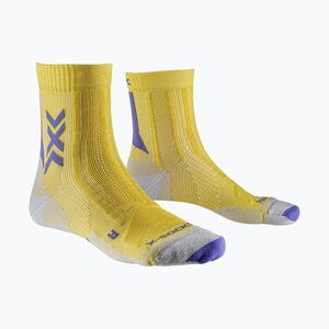 Zokni X-Socks Trekking Perfom Ankle flax gold/amethyst (Trekking Perfom Ankle XS-TXPMS24M) kép