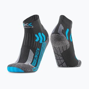 Zokni X-Socks Trek Outdoor Low Cut anthracite/turquoise (Trek Outdoor Low Cut XS-TS16S19W) kép