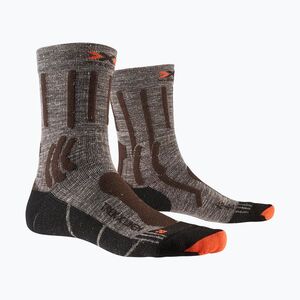 Zokni X-Socks Trek X Linen melange/orange/black (Trek X Linen XS-TS02S19U) kép