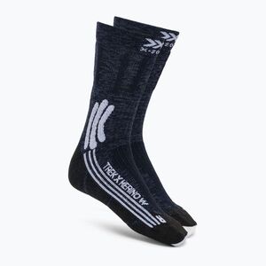 Női zokni X-Socks Trek X Merino midnight blue/arctic white (Trek X Merino XS-TS04S19W) kép