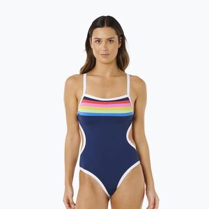 Női egyrészes fürdőruha Rip Curl Surf Stripe Cheeky dark navy (Surf Stripe Cheeky 0VVWSW) kép