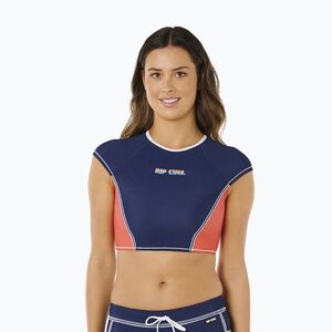 Női úszópóló Rip Curl Surf Tide Crop Rashvest dark navy (Surf Tide Crop Rashvest 0W3WSW) kép