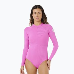 Női egyrészes fürdőruha Rip Curl Premium Surf Surf Suit super pink (Premium Surf LS Surf Suit 15CWRV) kép