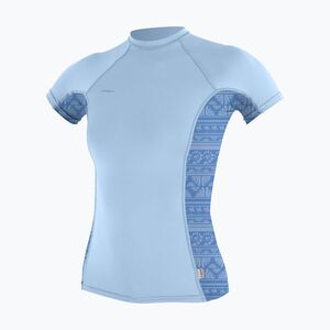 Női úszó póló O'Neill Hyperfreak Skins Rash Guard chambray blue/surf abstract (Hyperfreak Skins Rash Guard 5694-IQ3) kép