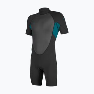Gyerek úszóruha O'Neill Youth Reactor-2 2mm Back Zip SS Spring black/tide pool (Youth Reactor-2 2mm Back Zip SS Spring 5045B-HJ5) kép