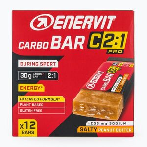 Energia szeletek készlet Enervit C2: 1 Carbo Pro 12 pcs x 45 g salty peanut butter (C2: 1 Carbo Pro 96655) kép
