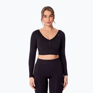 Női edző hosszú ujjú felső Carpatree Eris Seamless orchid black (Eris Seamless CP-TS-ESS-OBL) kép