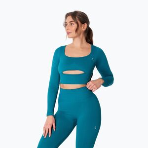 Női edző hosszú ujjú felső Carpatree Dopamine Buzz Seamless petrol green (Dopamine Buzz Seamless CP-TS-DBSS-PGR) kép