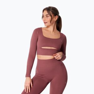Női edző hosszú ujjú felső Carpatree Dopamine Buzz Seamless rose/brown (Dopamine Buzz Seamless CP-TS-DBSS-RBR) kép