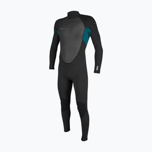 Férfi úszóruha O'Neill Reactor-2 3/2 Back Zip Full HJ5 black/tide pool (Reactor-2 3/2 Back Zip Full 5040B-HJ5) kép