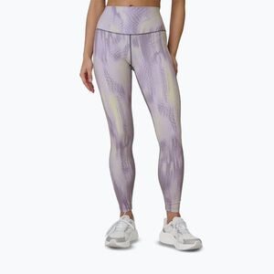 Női edző leggings 4F Solar Punk FNK F454 light yellow allover (Solar Punk FNK F454 4FWSS26TFTIF454) kép