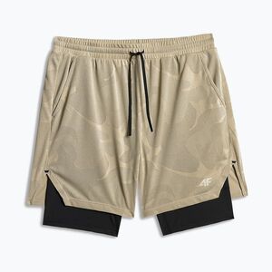 Férfi rövidnadrág 4F Athletic FNK M1424 beige (Athletic FNK M1424 4FWSS26TFSHM1424) kép