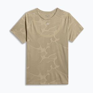 Férfi edzőpóló 4F Athletic FNK M1777 beige (Athletic FNK M1777 4FWSS26TFTSM1777) kép
